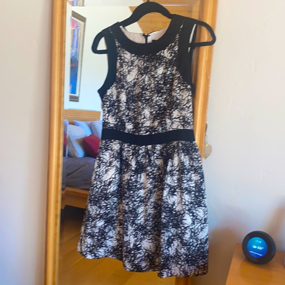 Black and white dress